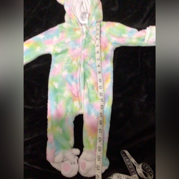 Unicorn hooded footie costume Size 0-3 months - Picture 7 of 7